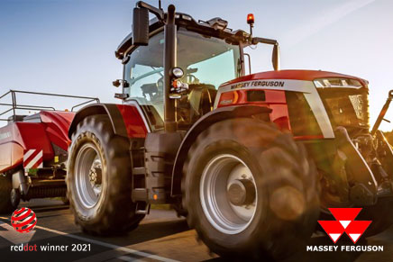 Тракторы Massey Ferguson 8S получили престижную премию Red Dot 2021 за лучший дизайн